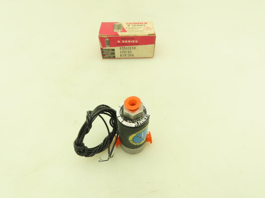 Honeywell Skinner B5DA9150 Solenoid Valve 3-Way NO 120V 150 PSI 1/16" NPT