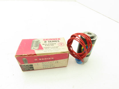 Honeywell Skinner B3ADA1150 Solenoid Valve 3-Way NO 120V 150 PSI 1/8" NPT
