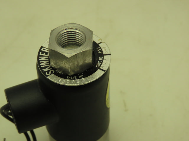 Honeywell Skinner B1DX36 Solenoid Valve 2-Way NO 120V 200 PSI 1/8" NPT