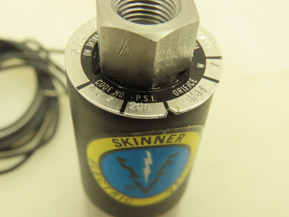 Honeywell Skinner B1DX36 Solenoid Valve 2-Way NO 120V 200 PSI 1/8" NPT