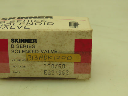 Honeywell Skinner B13ADK1200 Solenoid Valve 3-Way NC 120V 200 PSI 1/8" NPT