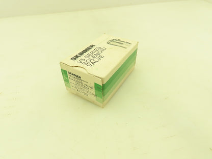 Honeywell Skinner V5D35600 Solenoid Valve 3-Way NC 120V 75 PSI 1/8" NPT 4 Port