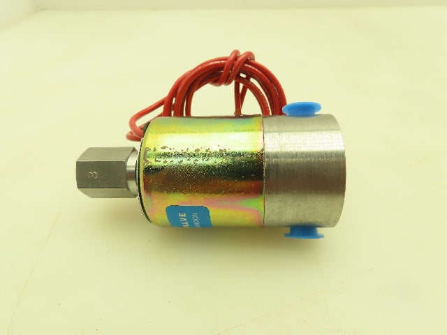 Honeywell Skinner V5D35600 Solenoid Valve 3-Way NC 120V 75 PSI 1/8" NPT 4 Port