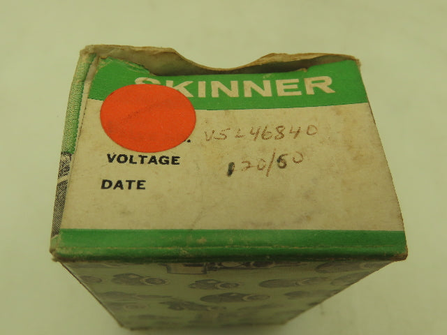 Honeywell Skinner V5L46840 Solenoid Valve 2-Way NC 120V 175 PSI 1/8" NPT