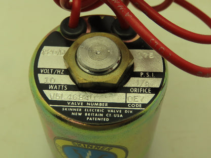 Honeywell Skinner V5L46840 Solenoid Valve 2-Way NC 120V 175 PSI 1/8" NPT