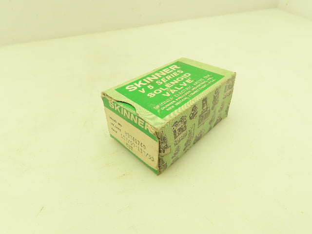 Honeywell Skinner V5D41740 Solenoid Valve 3-Way NC 120V 75 PSI 1/4" NPT