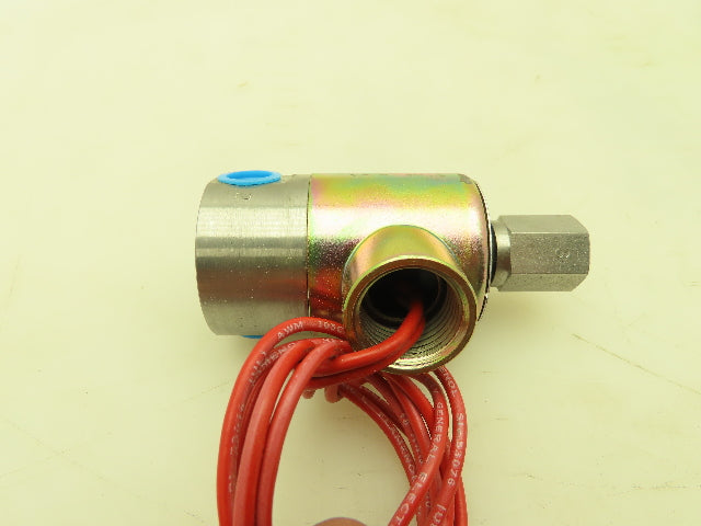 Honeywell Skinner V5D41740 Solenoid Valve 3-Way NC 120V 75 PSI 1/4" NPT