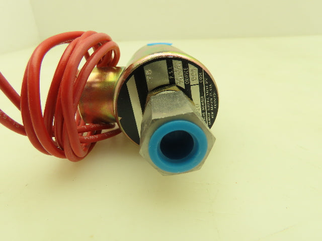 Honeywell Skinner V5D41740 Solenoid Valve 3-Way NC 120V 75 PSI 1/4" NPT