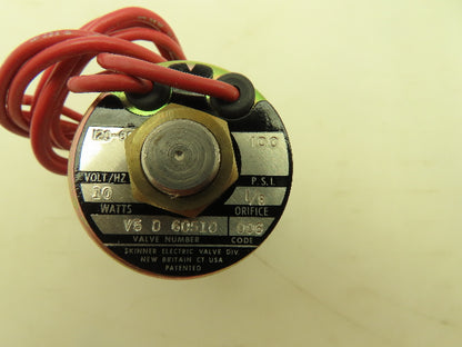 Honeywell Skinner V5D60510 Solenoid Valve 2-Way NC 120V 100 PSI 1/8" NPT
