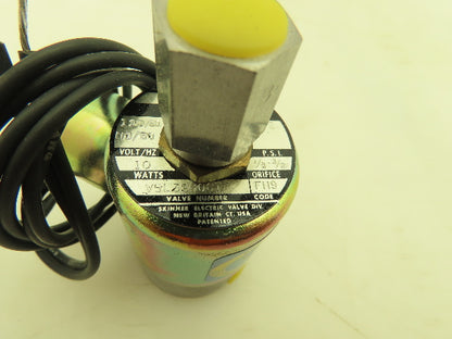 Honeywell Skinner V5L3960 Solenoid Valve 3-Way NO 120V 75 PSI 1/8" NPT