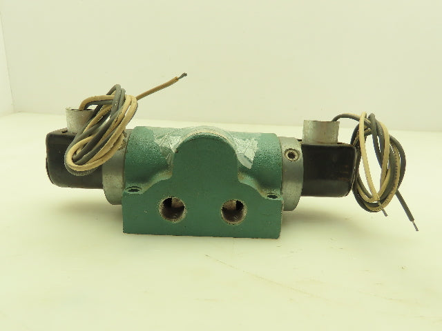 Aro 5346 3833 03 Solenoid Valve Manifold 115V 150 PSI 3/8" NPT Double Acting