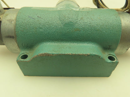 Aro 5346 3833 03 Solenoid Valve Manifold 115V 150 PSI 3/8" NPT Double Acting