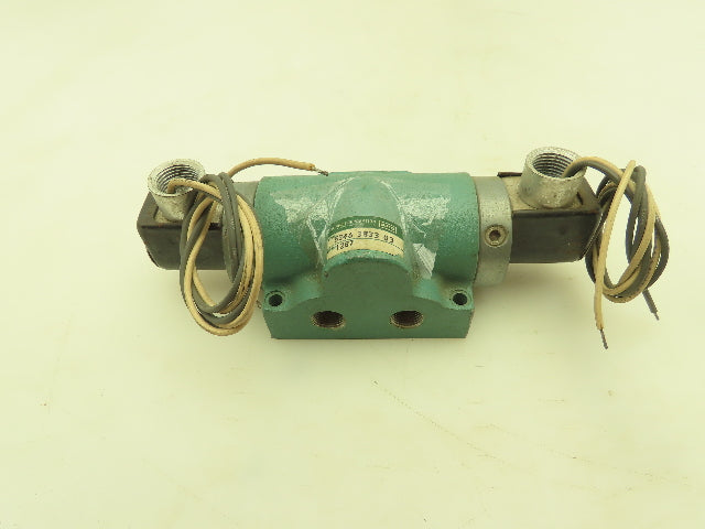 Aro 5346 3833 03 Solenoid Valve Manifold 115V 150 PSI 3/8" NPT Double Acting