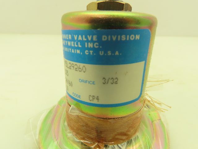 Honeywell Skinner V5L29260 Solenoid Valve 2-Way NO 125PSI Manifold Mount No Coil
