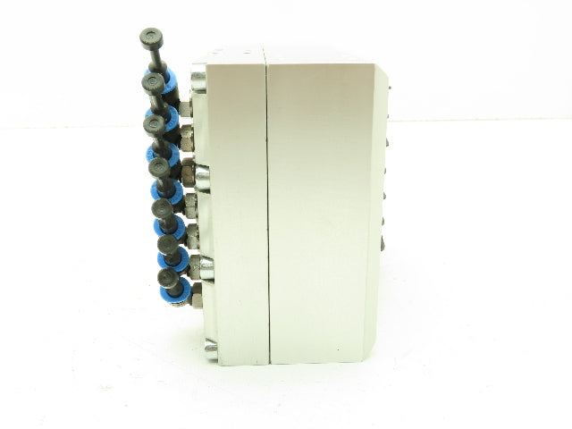 Festo Mini Pneumatic 14-Station Valve Bank Enclosed Manifold 6mm Tube Fitting