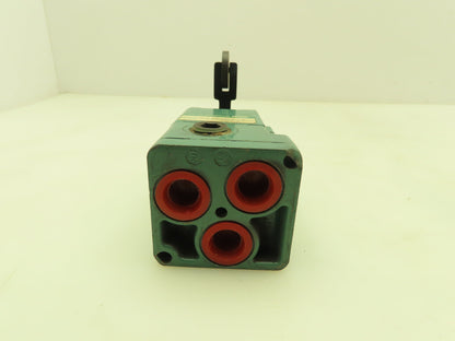 Aro 5232-05-3 Pneumatic Air Limit Switch Valve 3 Way Roller Arm 3/8" NPT