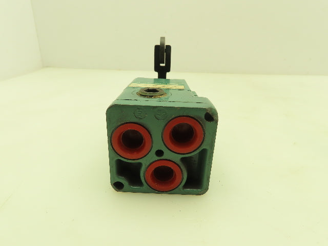 Aro 5232-05-3 Pneumatic Air Limit Switch Valve 3 Way Roller Arm 3/8" NPT