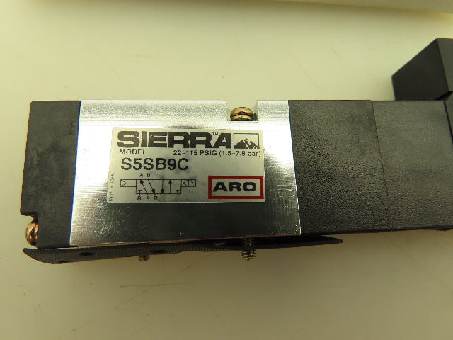 Aro S5SB9C Sierra Pneumatic Air Spool Valve 22-115 PSI 120V
