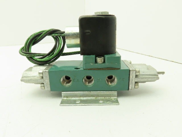 ARO 5641 7740 02 Pneumatic Solenoid Valve 4-Way 1/4" NPT 115VDC 150 PSI