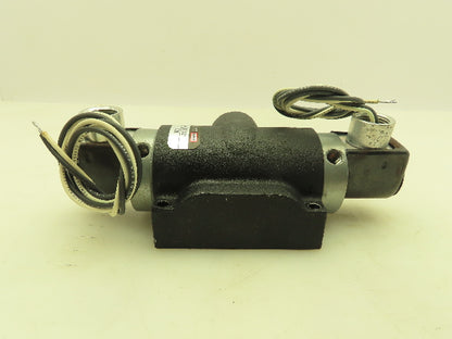 Aro MQ2021 Solenoid Spool Valve Double Action 115V Coil 150 PSI 5 Port