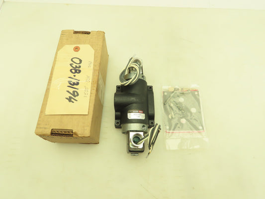 Aro MQ2021 Solenoid Spool Valve Double Action 115V Coil 150 PSI 5 Port