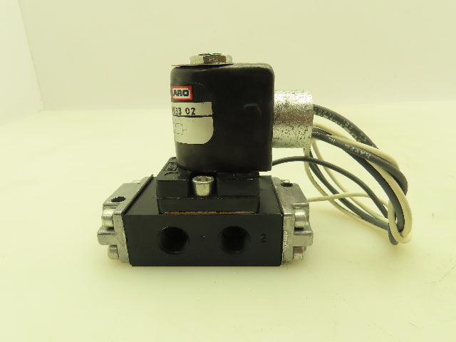 Aro 5631 0833 02 Solenoid Spool Valve 3 Way NO 115V 150 PSI 1/4" NPT