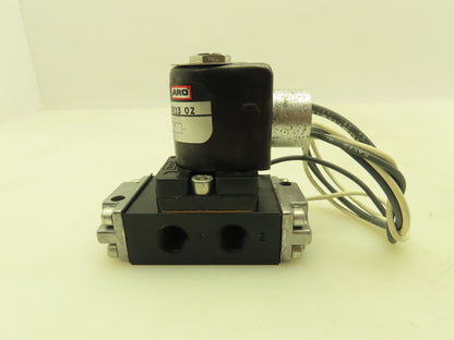 Aro 5631 0833 02 Solenoid Spool Valve 3 Way NO 115V 150 PSI 1/4" NPT