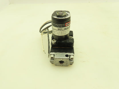 Aro 5631 0833 02 Solenoid Spool Valve 3 Way NO 115V 150 PSI 1/4" NPT