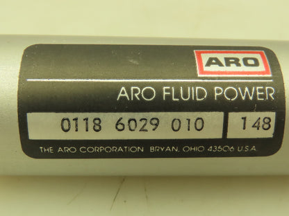 Aro 0118 6029 010 Pneumatic Air Cylinder 1" Stroke 1-1/8" Bore Spring Close