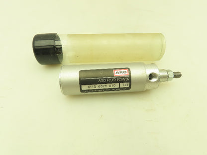 Aro 0118 6029 010 Pneumatic Air Cylinder 1" Stroke 1-1/8" Bore Spring Close