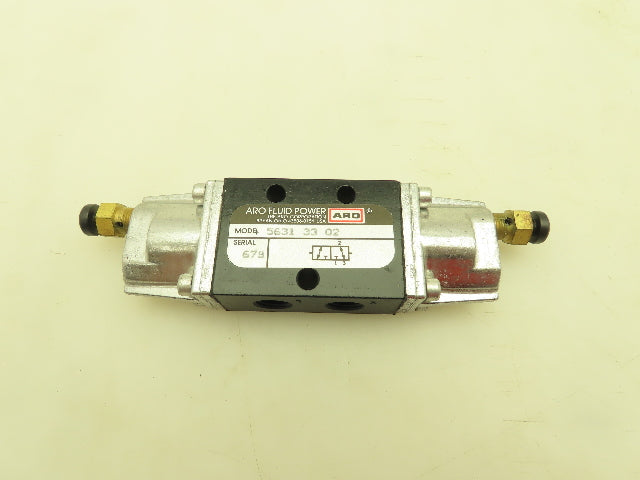 Aro 5631 33 02 Manual Pneumatic Air Valve 3-Way NC 1/4" NPT
