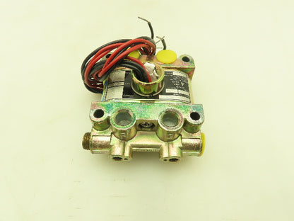 Honeywell Skinner V933DEP2075 Solenoid Valve 4-Way NC 120V 75 PSI 1/4" NPT