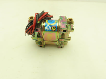Honeywell Skinner V933DEP2075 Solenoid Valve 4-Way NC 120V 75 PSI 1/4" NPT