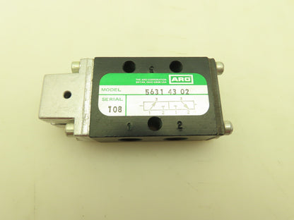 Aro 5631 43 02 Pneumatic Air Spool Limit Switch 3 Way 1/4" NPT Roller Arm