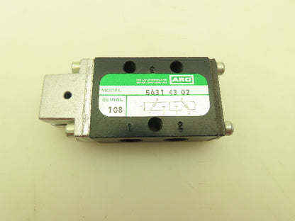 Aro 5631 43 02 Pneumatic Air Spool Limit Switch 3 Way 1/4" NPT Roller Arm