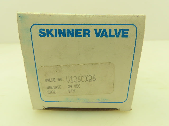 Honeywell Skinner V136CX26 M2343D Solenoid Valve 3-Way 24VDC Twin Disc