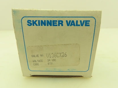 Honeywell Skinner V136CX26 M2343D Solenoid Valve 3-Way 24VDC Twin Disc