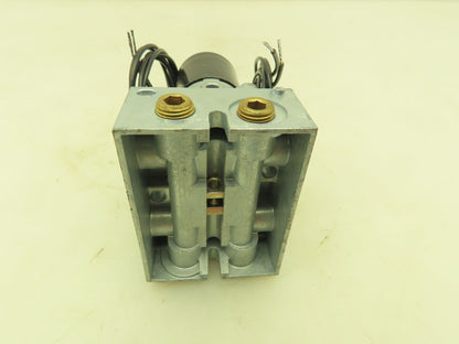 Honeywell Skinner MBD009 Solenoid Valve 4-Way Assembly NO 24VDC 150 PSI MBD005