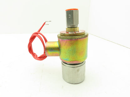 Honeywell Skinner X5L36980 Solenoid Valve 3-Way NC 120VDC 150PSI 1/4" NPT