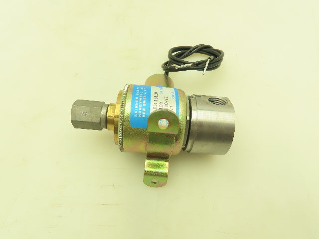 Honeywell Skinner X5L16110 Solenoid Valve 3-Way NC 120V 100 PSI 1/4" NPT