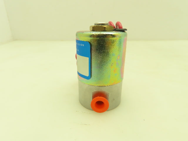 Honeywell Skinner V52DA1006 Solenoid Valve 2-Way NC 24VDC Coil 1/8" NPT