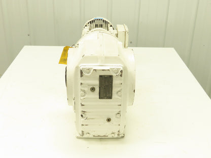 Sew Eurodrive Gear Motor KA87TR57DT90L4 330:1 Ratio 2hp 5.2 Rpm 2-3/8" Hollow