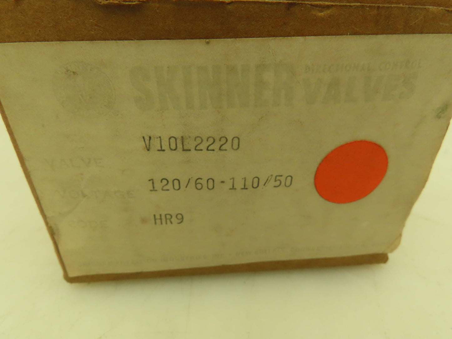 Honeywell Skinner V10L2220 Solenoid Valve 3-Way 120V 1000 PSI 1/16" Orifice