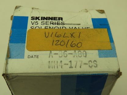 Honeywell Skinner V16LX1 Solenoid Valve 3-Way 120V 1000 PSI 1/16" Orifice