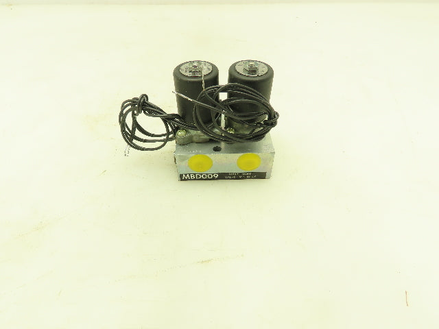 Honeywell Skinner MBD009 Solenoid Valve 4-Way Assembly NO 12VDC 150 PSI MBD005
