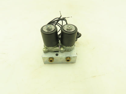 Honeywell Skinner MBD009 Solenoid Valve 4-Way Assembly NO 12VDC 150 PSI MBD005