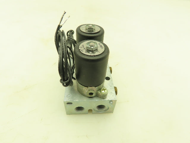 Honeywell Skinner MBD009 Solenoid Valve 4-Way Assembly NO 12VDC 150 PSI MBD005