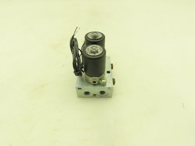 Honeywell Skinner MBD009 Solenoid Valve 4-Way Assembly NO 12VDC 150 PSI MBD005