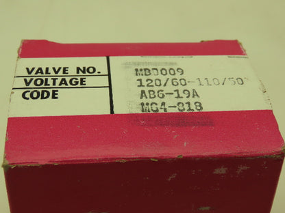 Honeywell Skinner MBD009 Solenoid Valve 4-Way Assembly NO 120VAC 150 PSI MBD005