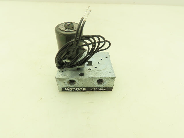 Honeywell Skinner MB D 009 Solenoid Valve 4-Way 120V 150 PSI 1/8" NPT